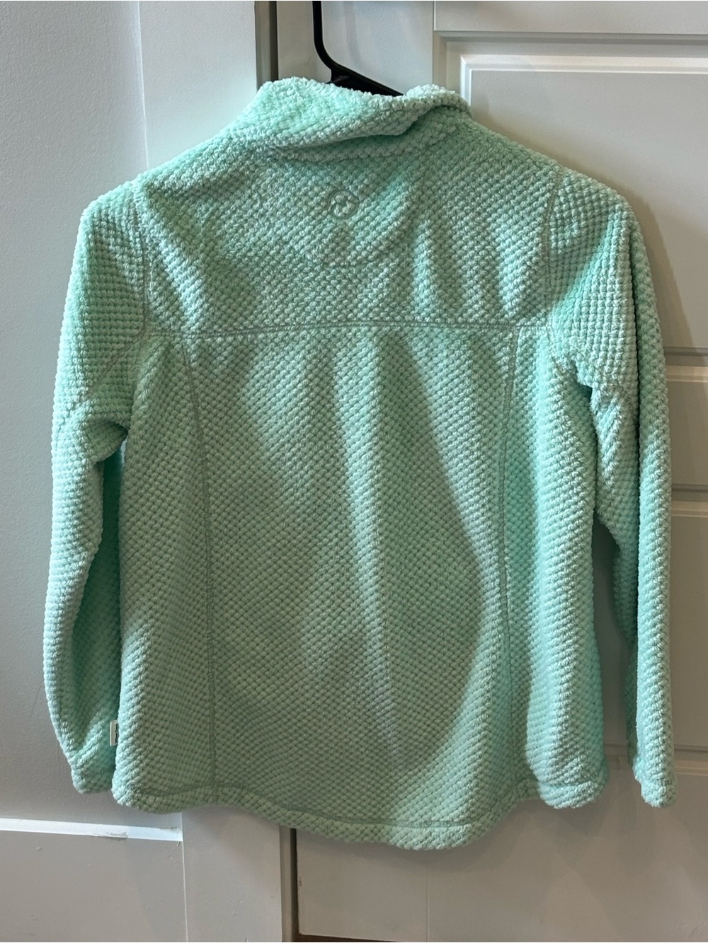 Magellan Outdoors Kids Mint Green Quarter-Zip Fleece Pullover - Picture 4 of 4